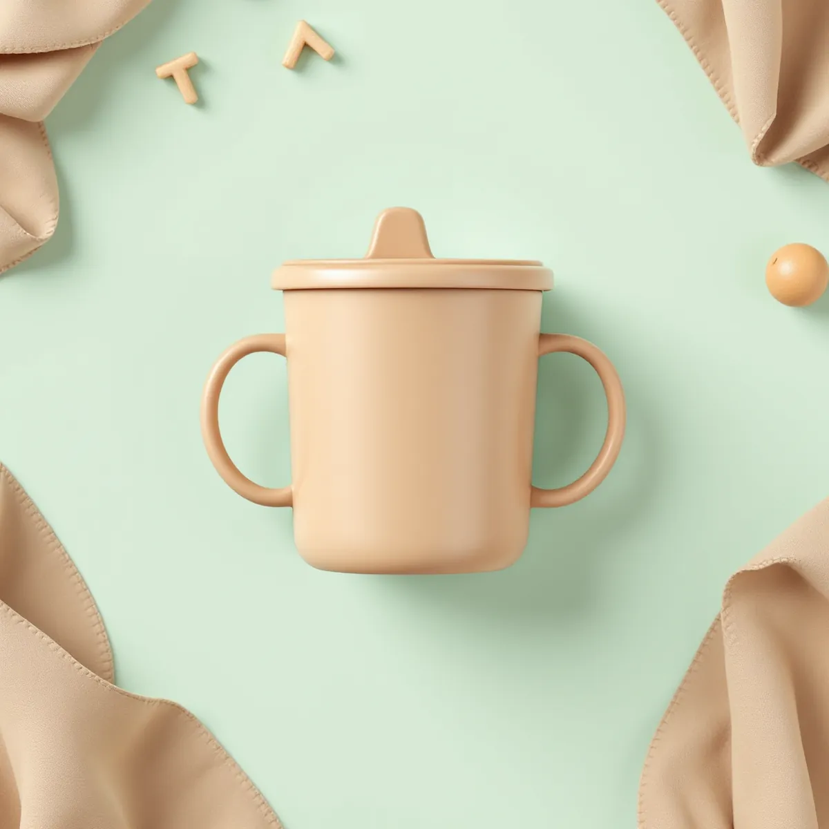 Tasse à anses bec souple — vue détourée