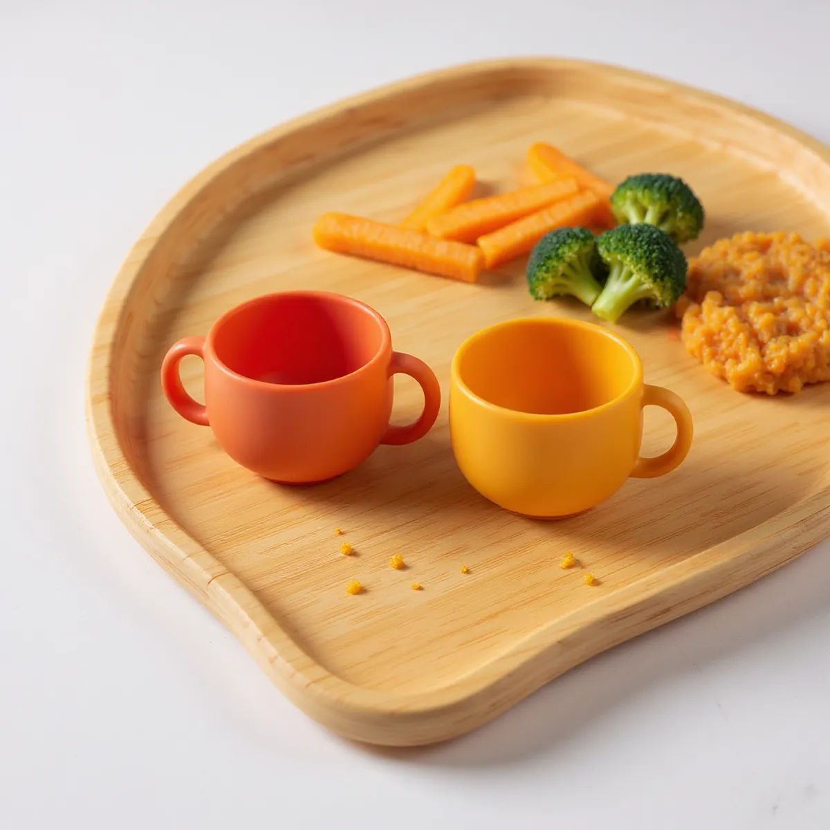 Verres ouverts en silicone (lot de 2) — en situation