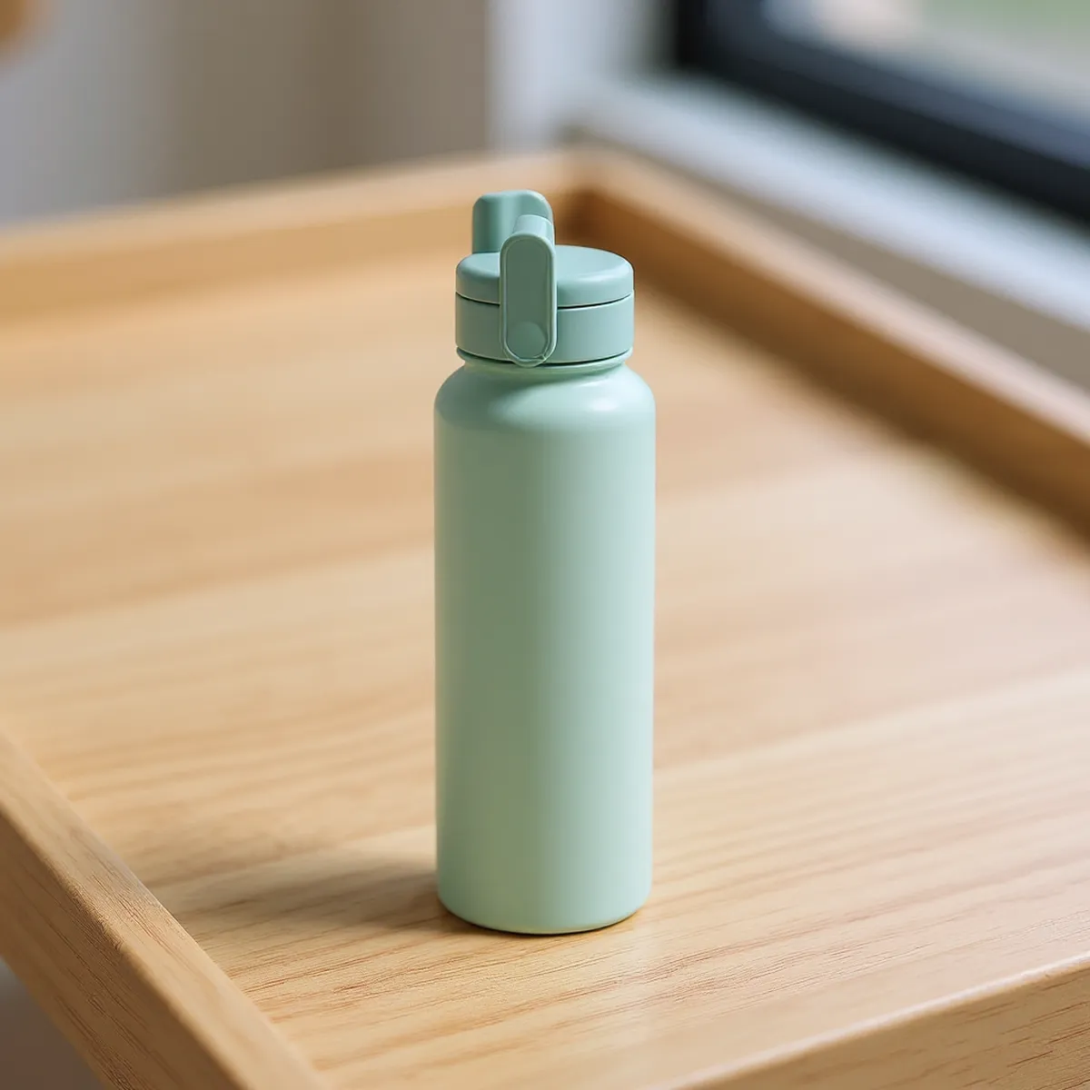 Gourde inox isotherme 350 ml — détail de la matière