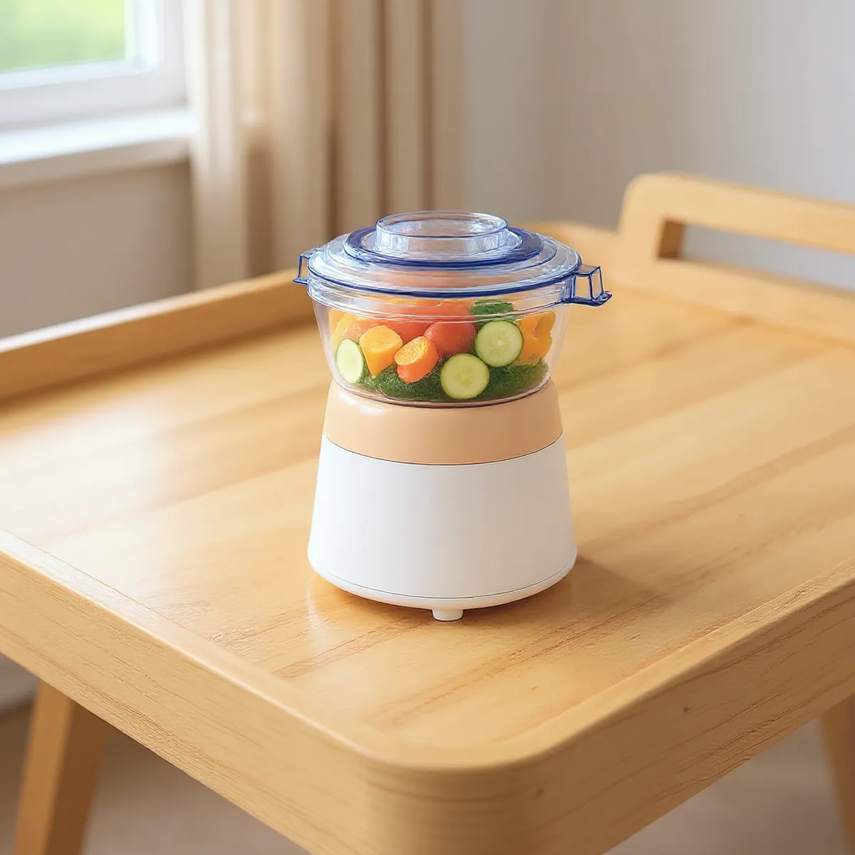 Robot cuiseur vapeur-mixeur grand bol 1,3 L — détail de la matière