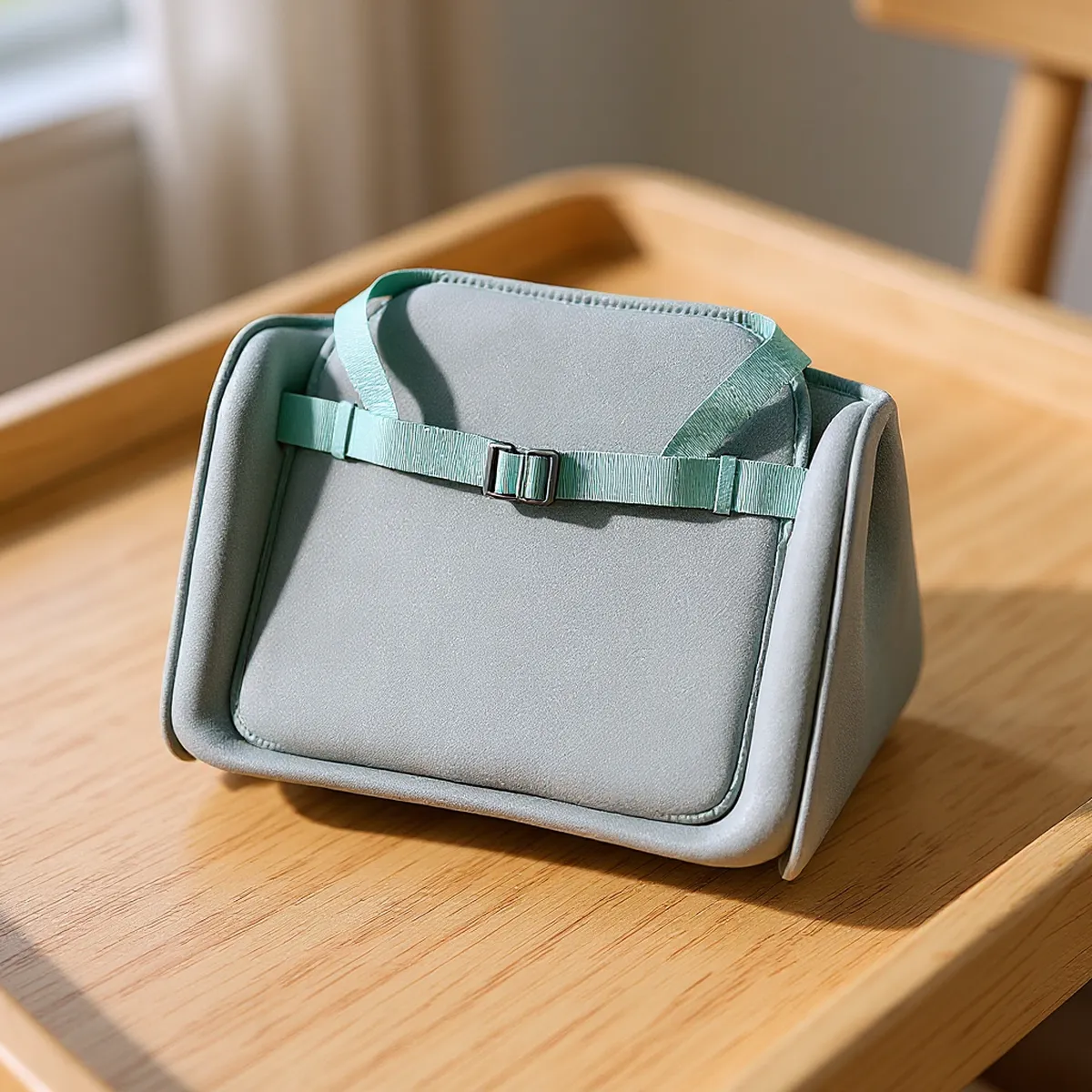 Rehausseur de chaise nomade — détail de la matière