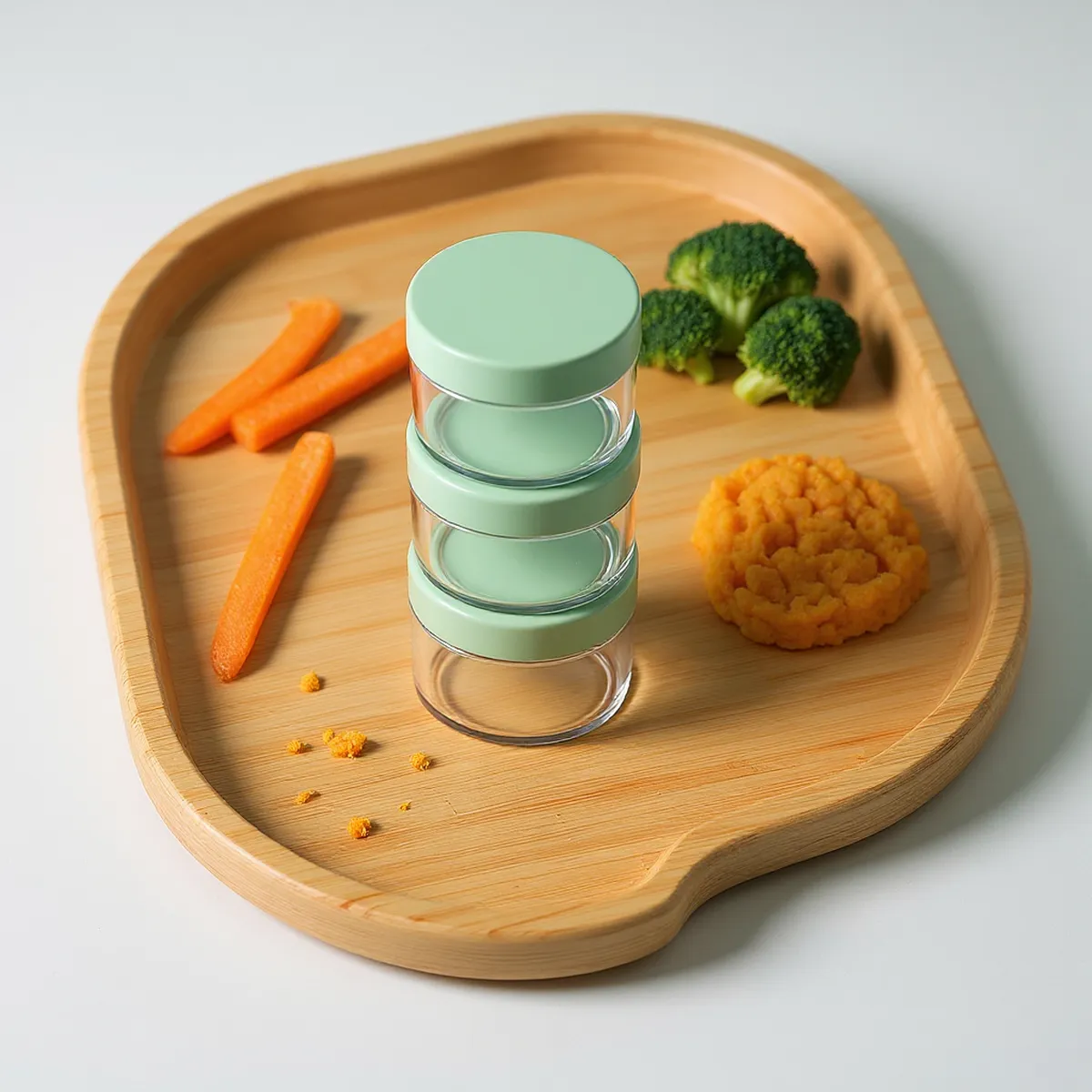 Boîtes en verre portions (4 × 200 ml) — en situation