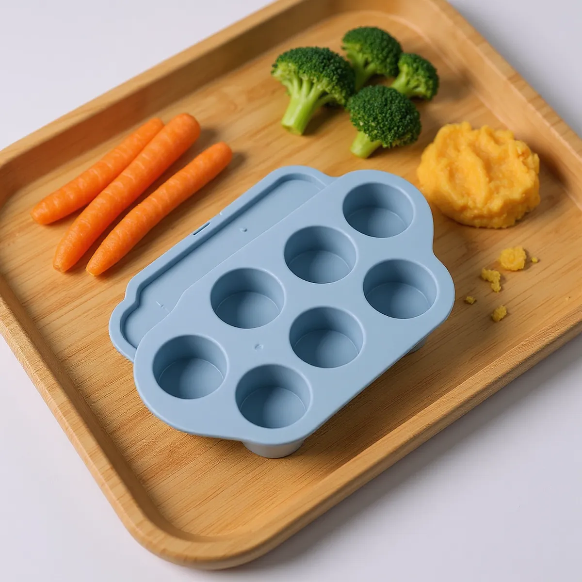 Bac de congélation portions en silicone — en situation