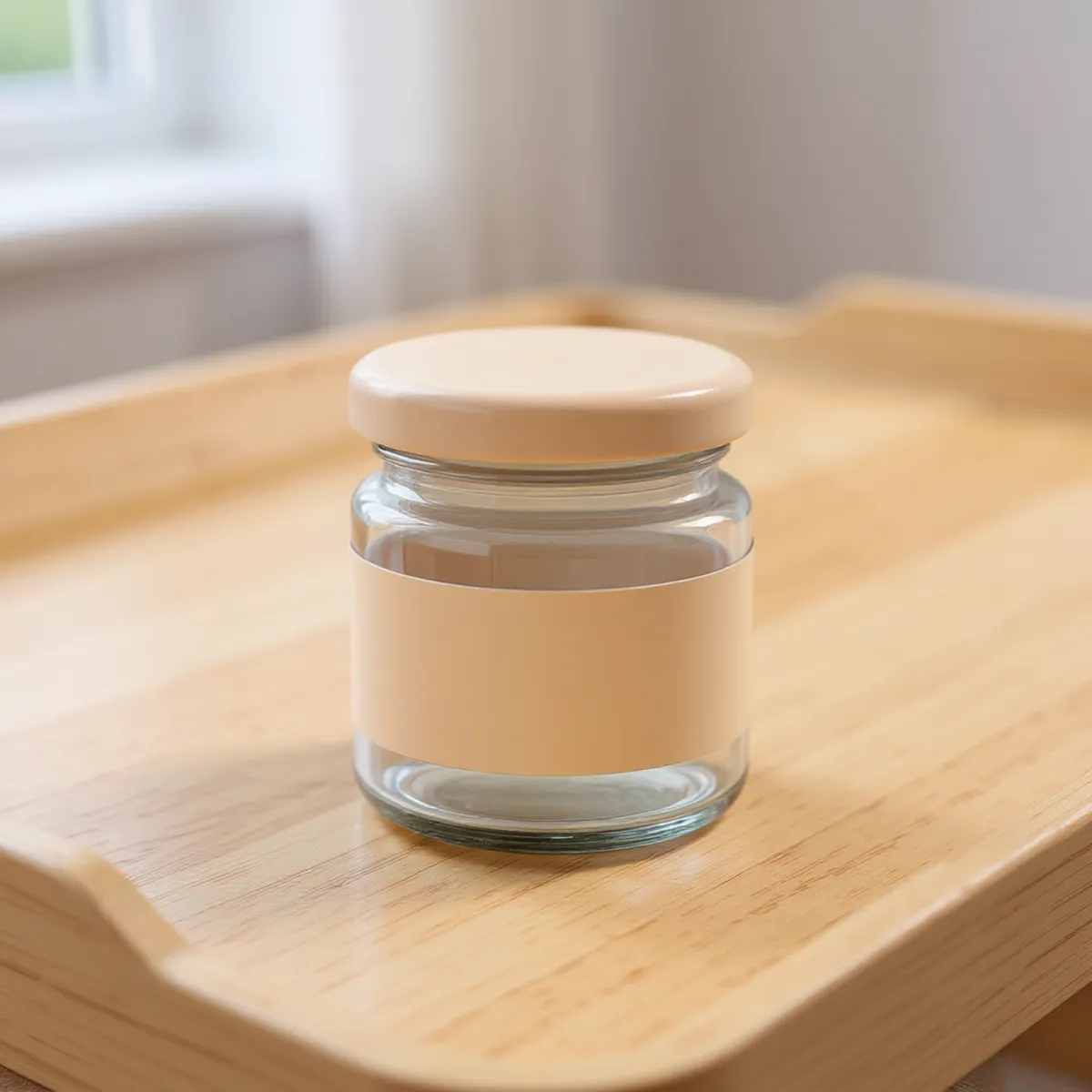 Pots de conservation en verre (6 × 120 ml) — détail de la matière