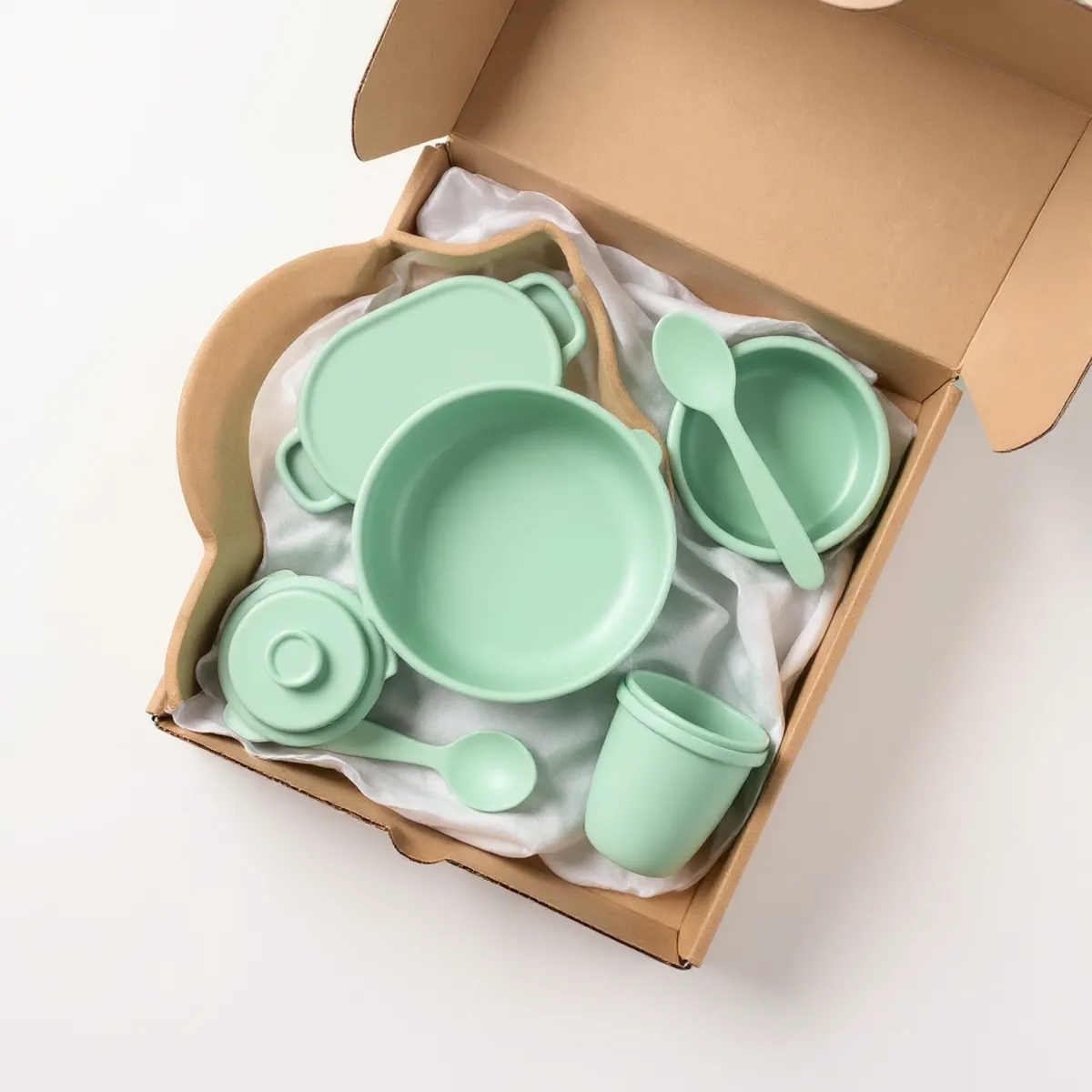 Coffret premiers repas — en situation