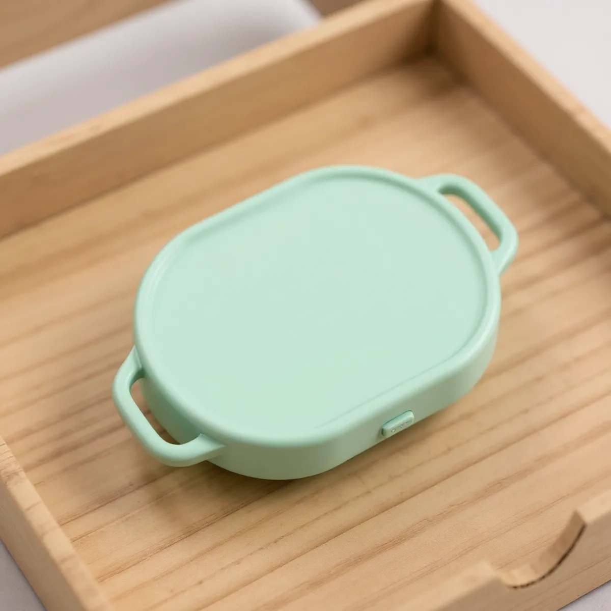 Coffret premiers repas — détail de la matière